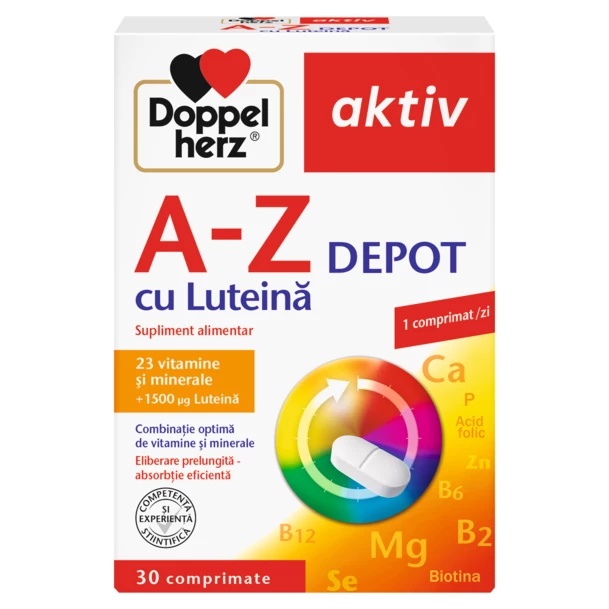 A-Z Depot cu luteina, 30 + 10 comprimate, Doppelherz