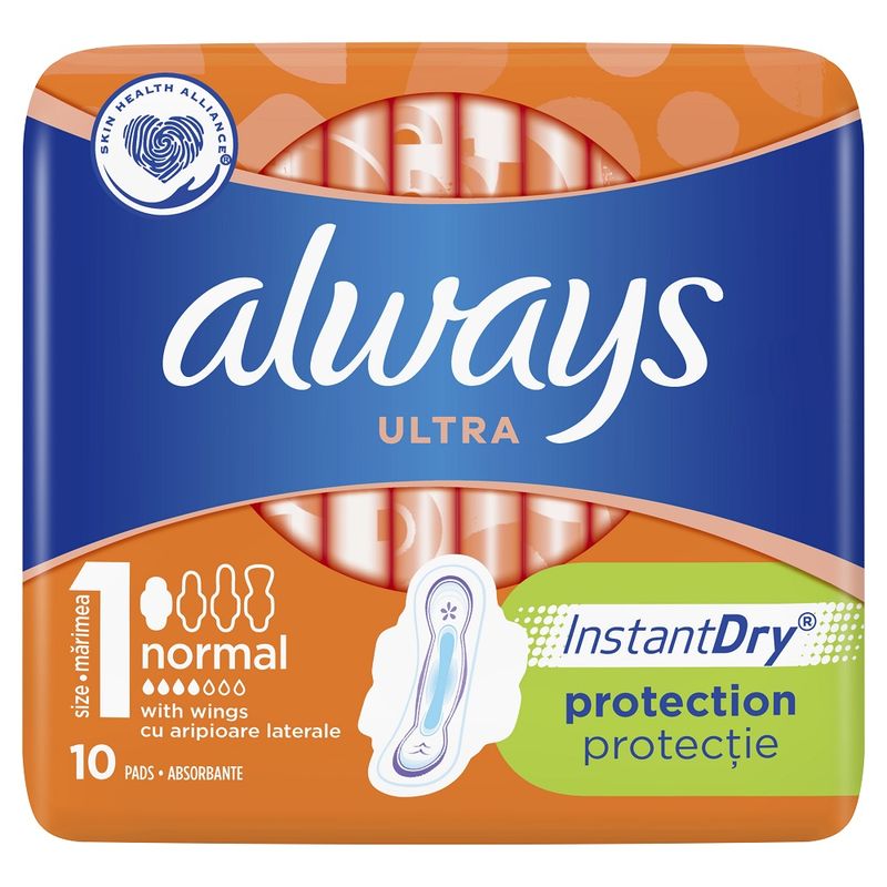 Absorbante Always Ultra Normal, P&G | 10 bucati