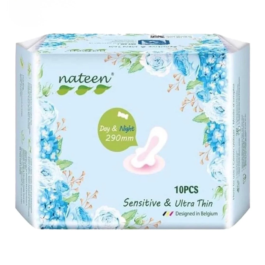 Absorbante Sensitive ultra subtiri Day&Night, 10 bucati, Nateen