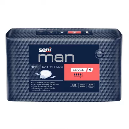 Absorbante urologice Man, Extra Plus, Level 4, Seni | 15 buc