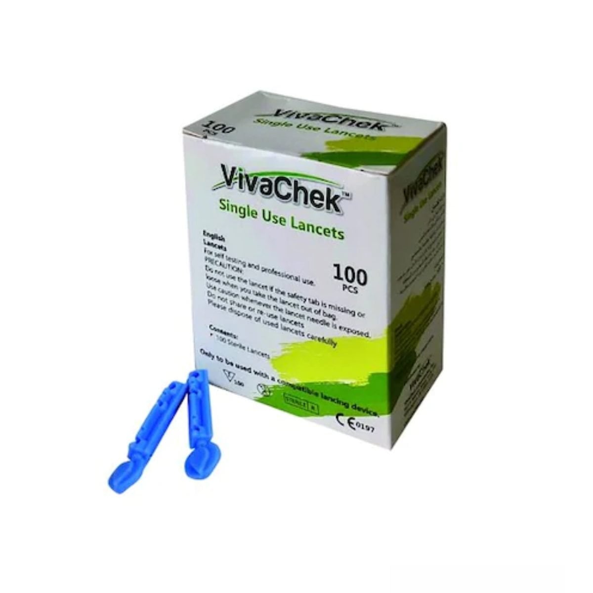 Ace glicemie pentru glucometru, 100 bucati, VivaChek Eco