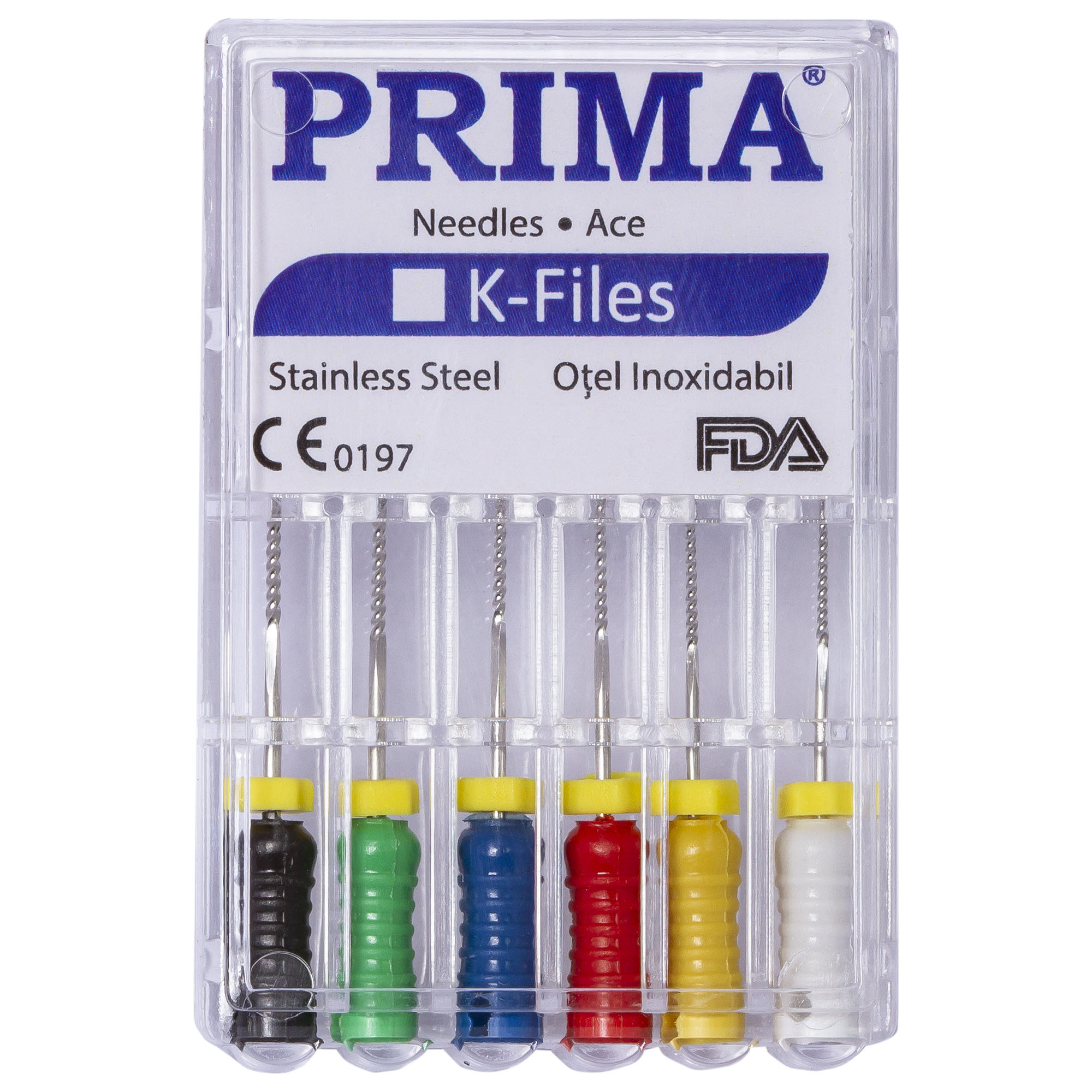 Ace HEADSTROM H-FILES asortate PRIMA, marimi 45-80, 25mm, 6 bucati