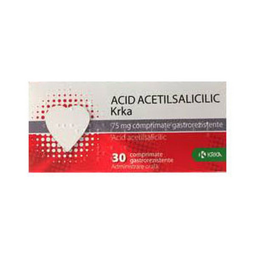 ACID ACETILSALICILIC KRKA 75 MG X 30