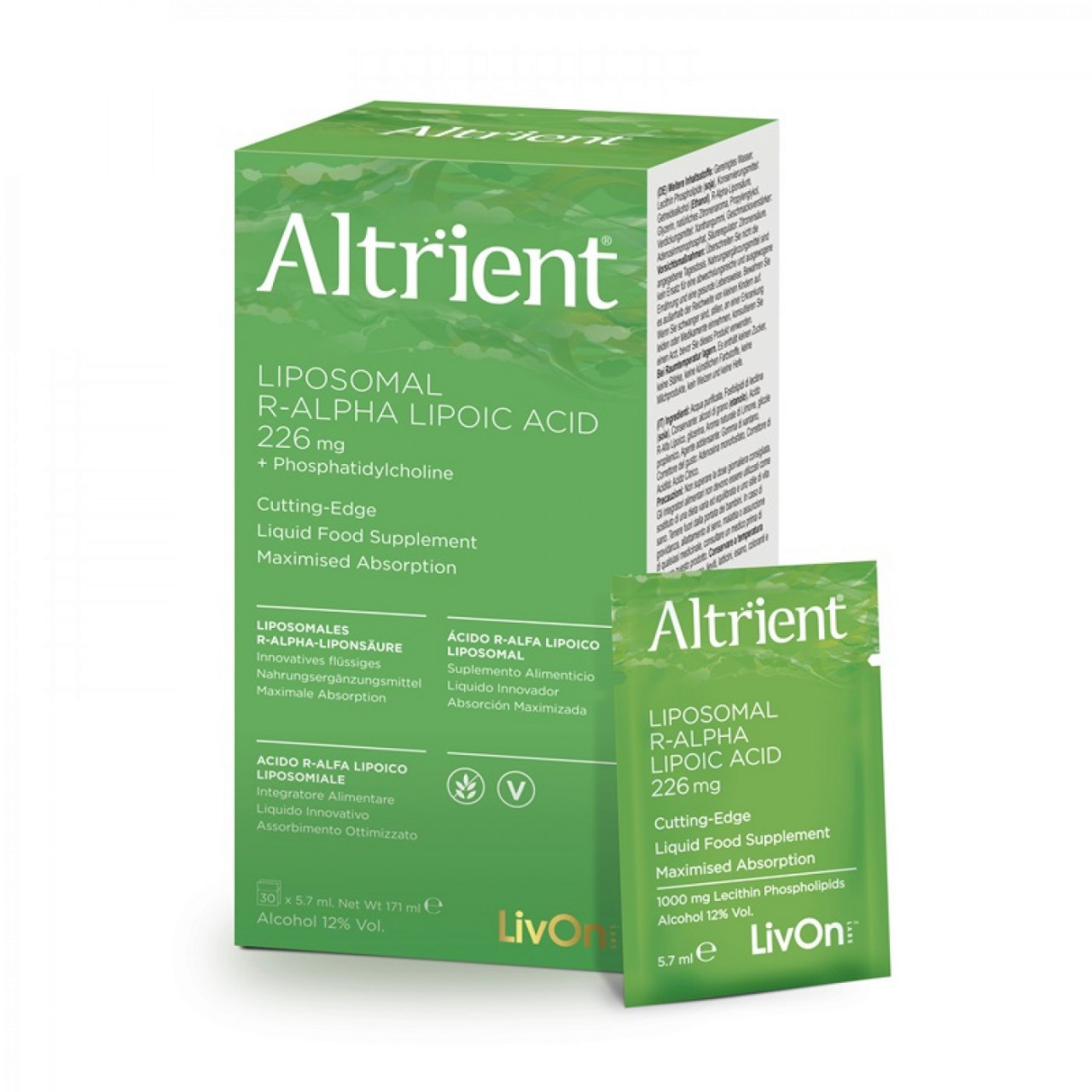Acid Alpha Lipoic Lipozomal - 30 Plicuri, Altrient