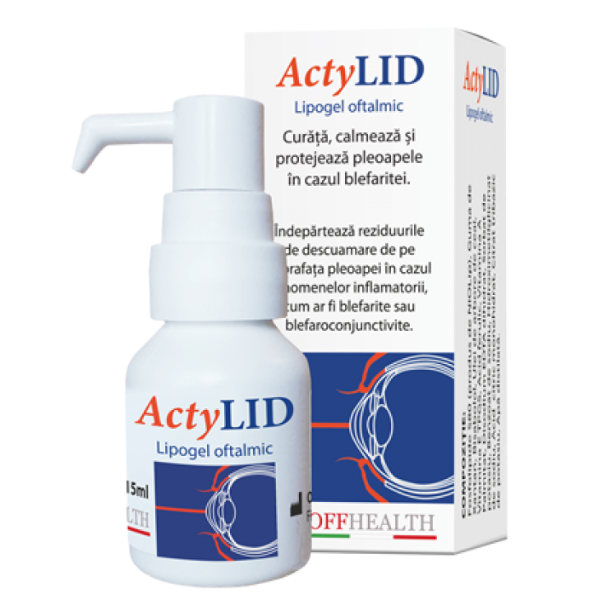 ActyLID lipogel oftalmic, Offhealth | 15 ml