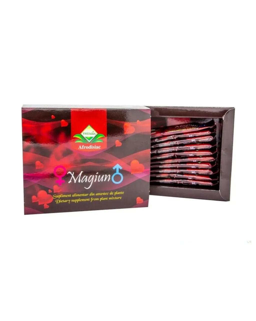 Afrodisiac Natural Magiun 12g, 12plicuri, Themra
