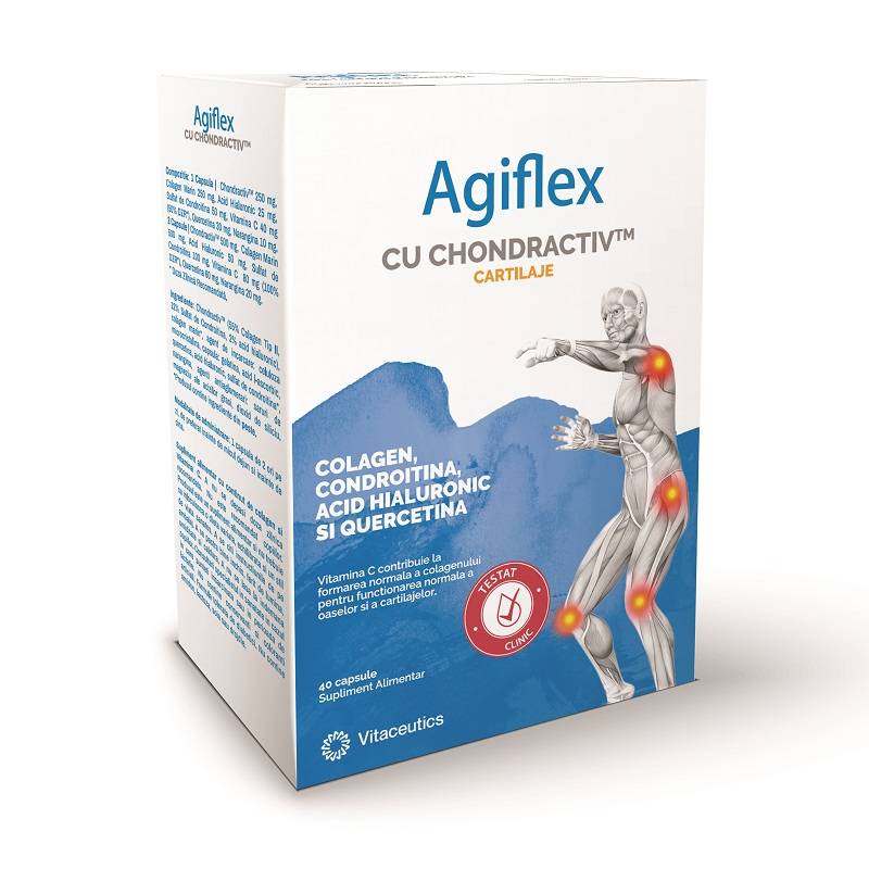 Agiflex, articulatii mobile, 40cps - Vitaceutics - poza 1