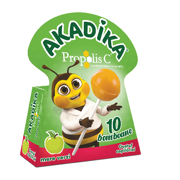 Akadika Propolis C mere verzi, 10 acadele, Fiterman