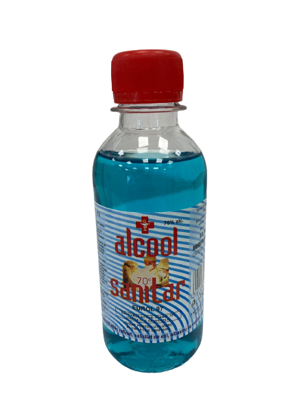 Alcool sanitar 70%, 200ml, Eurol