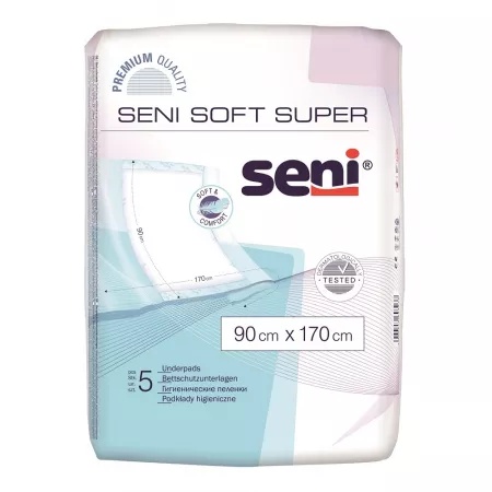 Aleze Soft super 90 x 170cm, 5 bucati, Seni