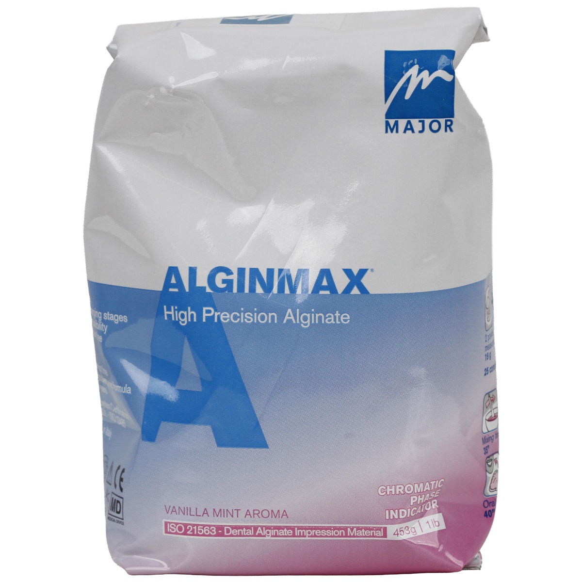 Alginat amprente dentare, cu indicator de faza cromatic, 453g