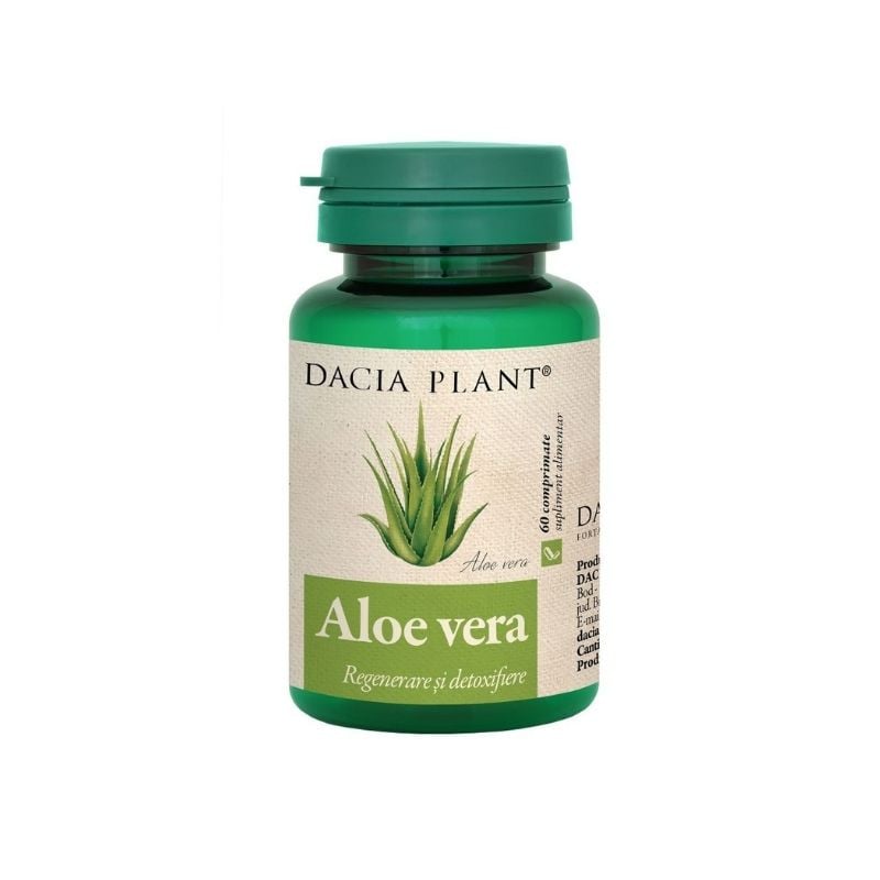 Aloe Vera, 60 comprimate, Dacia Plant