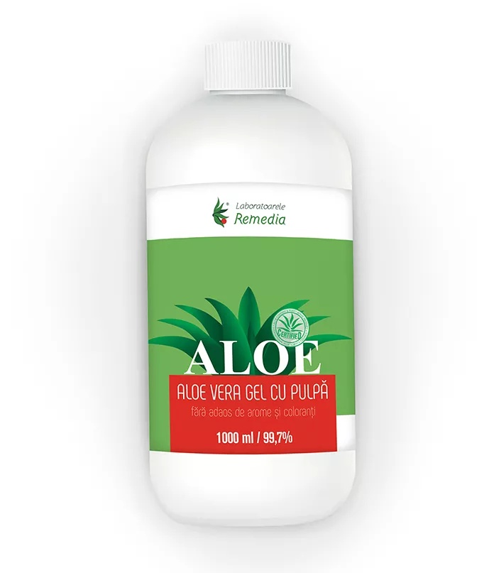 Aloe vera gel, 1000ml, Remedia