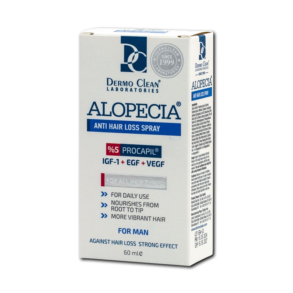 Alopecia, IGF, Spray pentru cresterea parului pentru barbati cu Procapil 5%, 60ML - poza 2