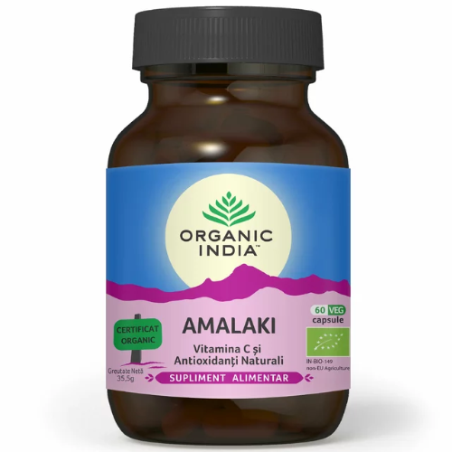 Amalaki Cu Vit C Si Antioxidanti 60Cps Organic India