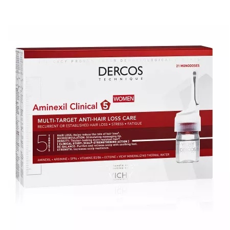 Aminexil Clinical 5 Femei, 21fiole, Vichy