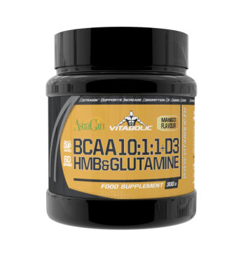 Aminoacizi pudra BCAA 10:1:1 Glutamine HMB Cola, 300g, Vitabolic