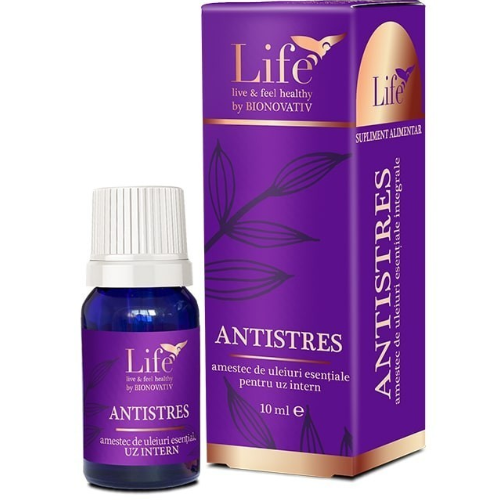 Antistress Amestec cu Uleiuri Esentiale 10ml Life