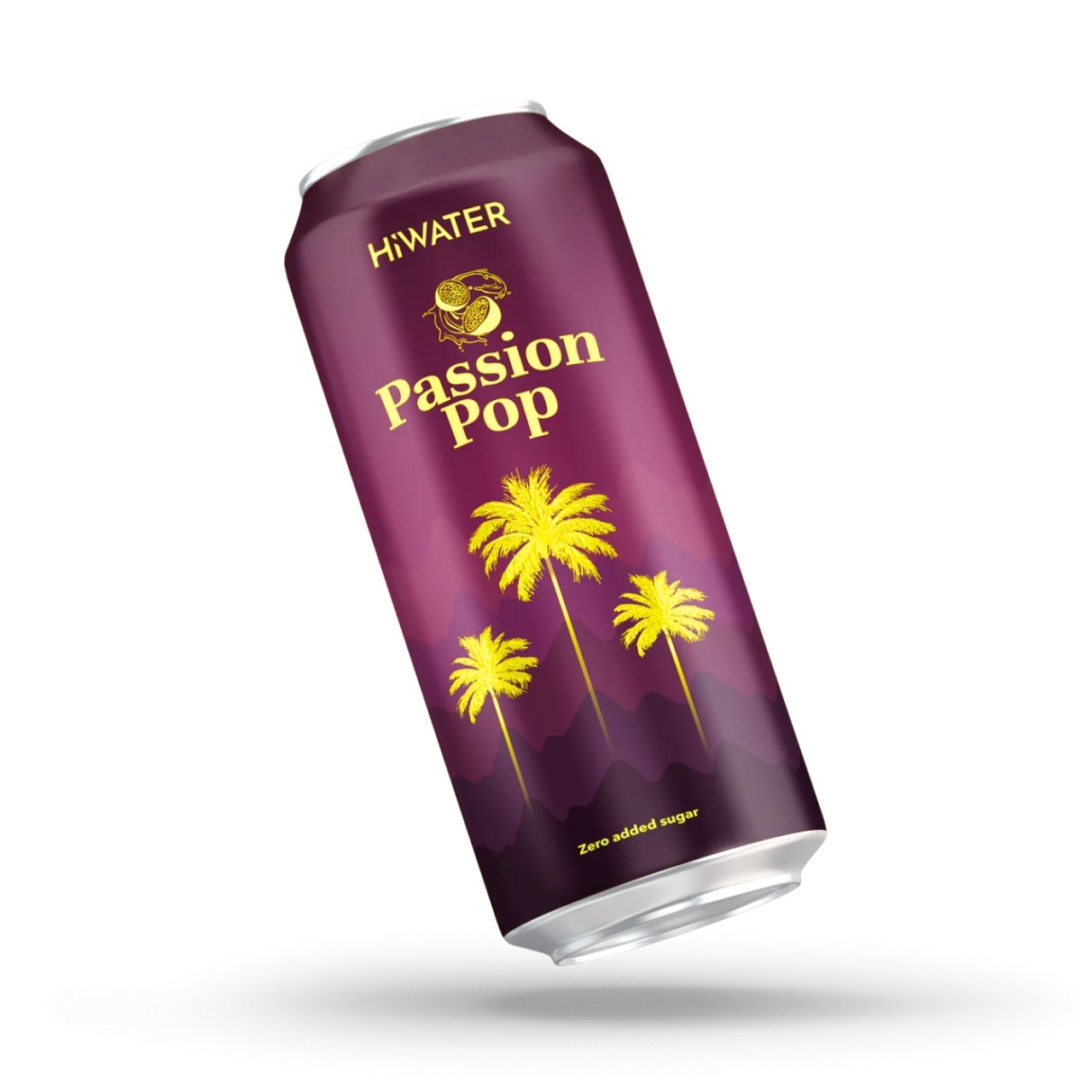 Apa cocos cu fructul pasiunii Passion Pop sparkling, 320ml, Hiwater
