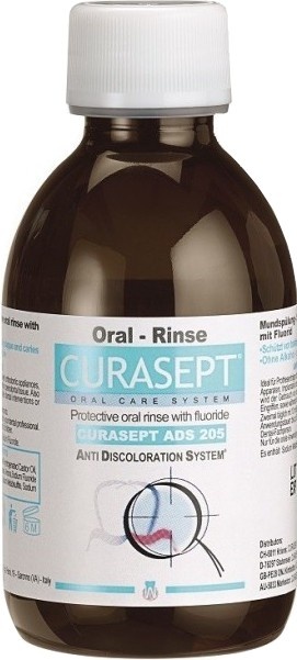 Apa de gura ADS 205 cu 0.05% CHL, 200ml, Curasept