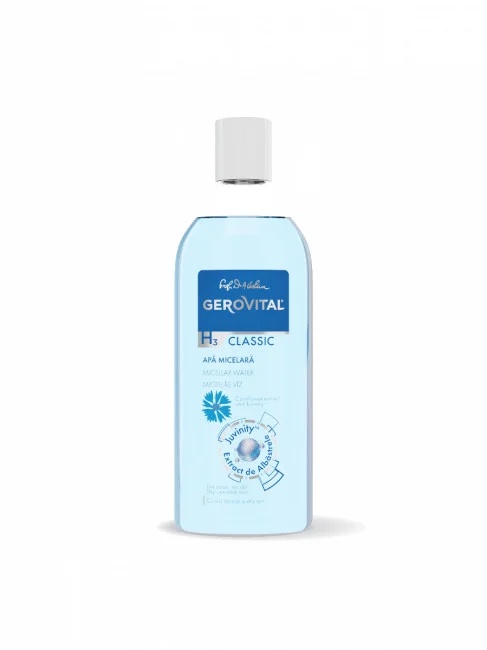 Apa micelara cu albastrele si juvinity H3 Classic, 400ml, 2790, Gerovital