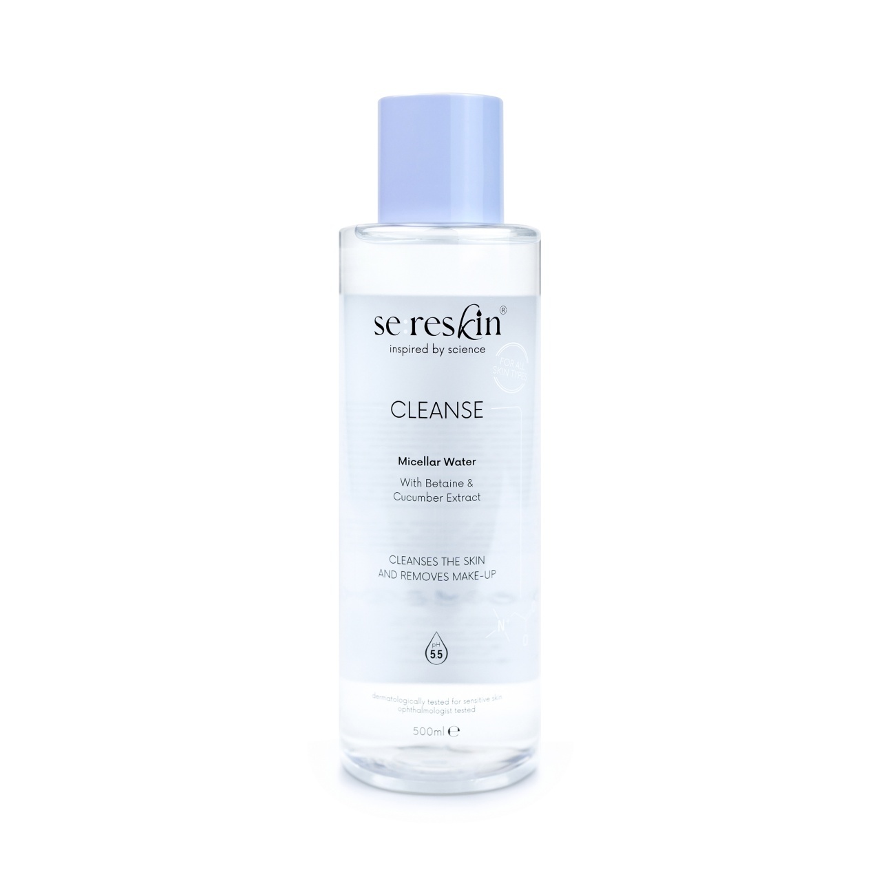Apa micelara cu betaina si extract de castravete Cleanse, 500 ml, Se:Reskin