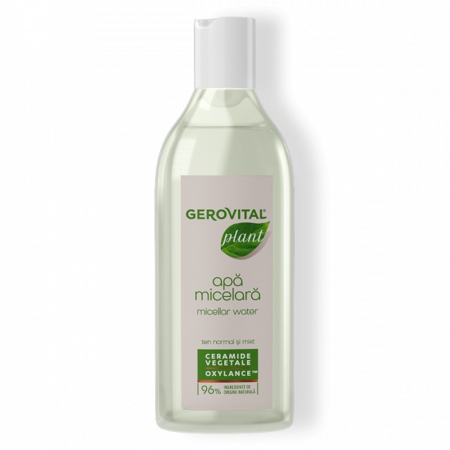 Apa micelara cu Ceramide vegetale si Oxylance, 400ml, 130, Gerovital Plant