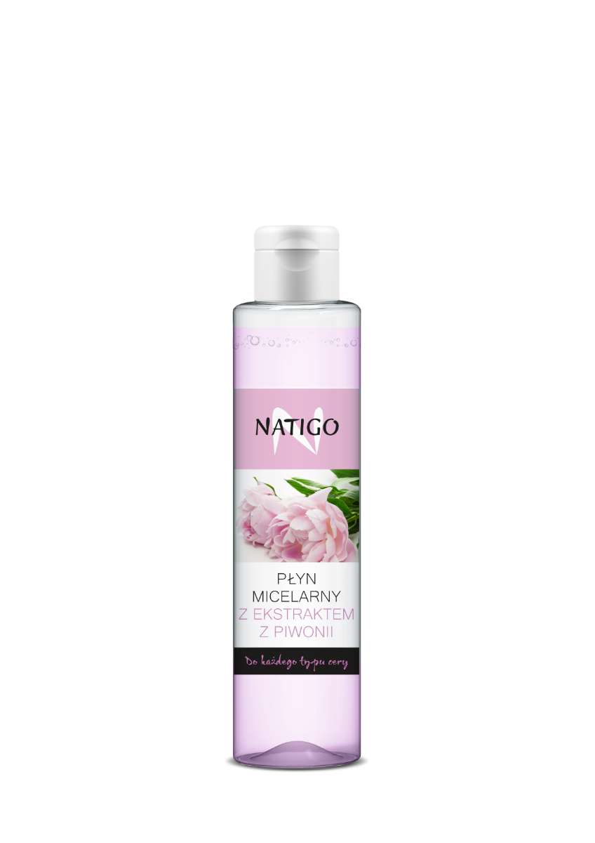 Apa micelara cu extract de bujor, 250ml, Natigo