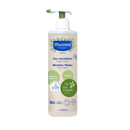 Apă Micelară Eco pentru Față și Corp, 400 ml, Mustela