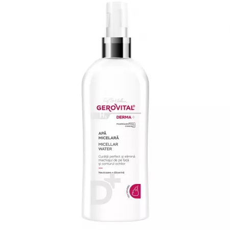 Apa micelara H3 Derma+, 150ml, Gerovital