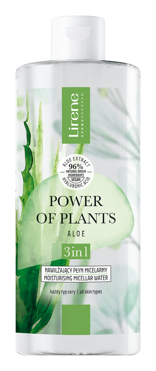 Apa micelara hidratanta Aloe Power Of Plants, 400ml, Lirene