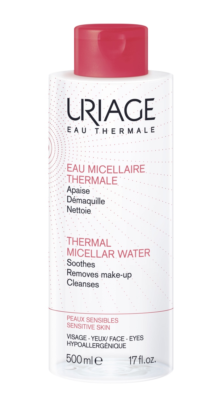 Apa micelara pentru piele predispusa la roseata, 500ml, Uriage