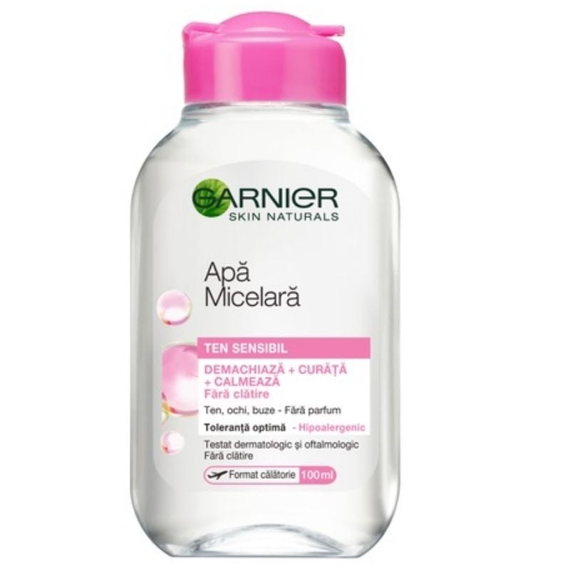 Apa micelara pentru tenul sensibil Skin Naturals, 100 ml, Garnier
