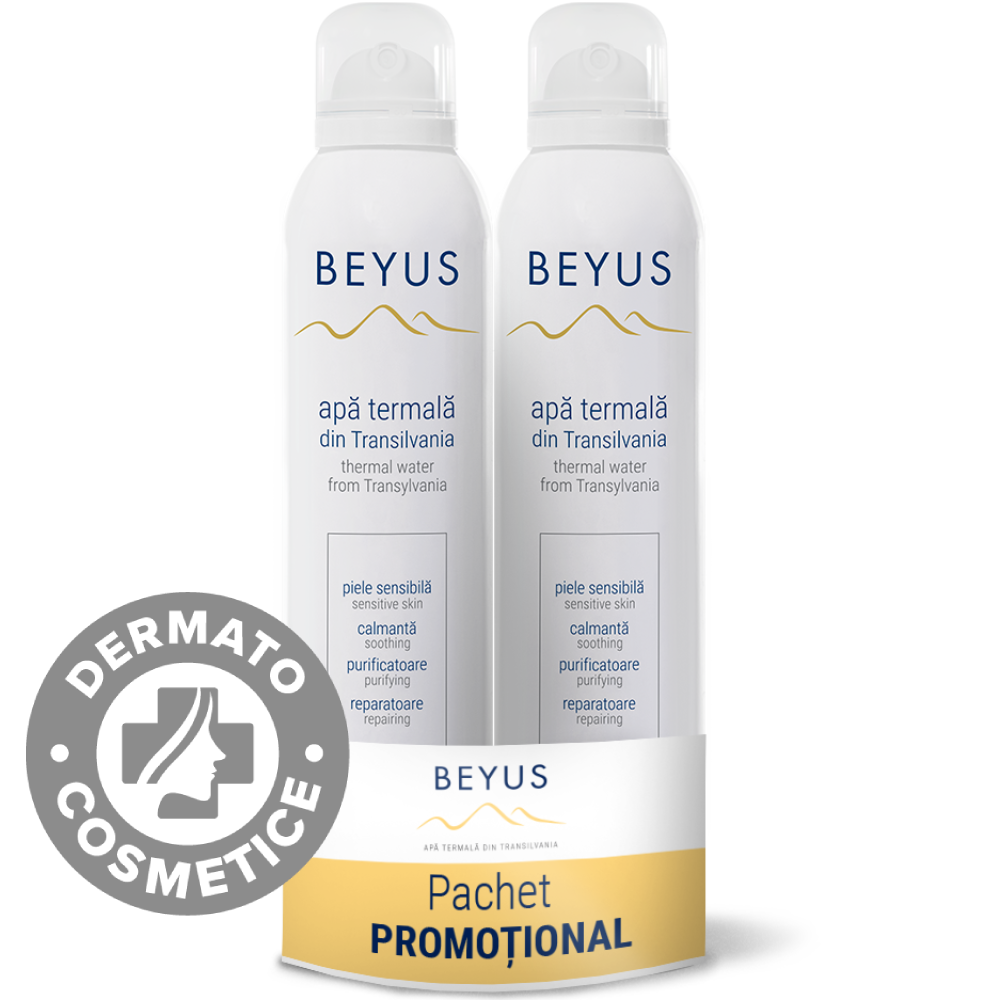 Apa termala din Transilvania spray, 2x250ml, Beyus