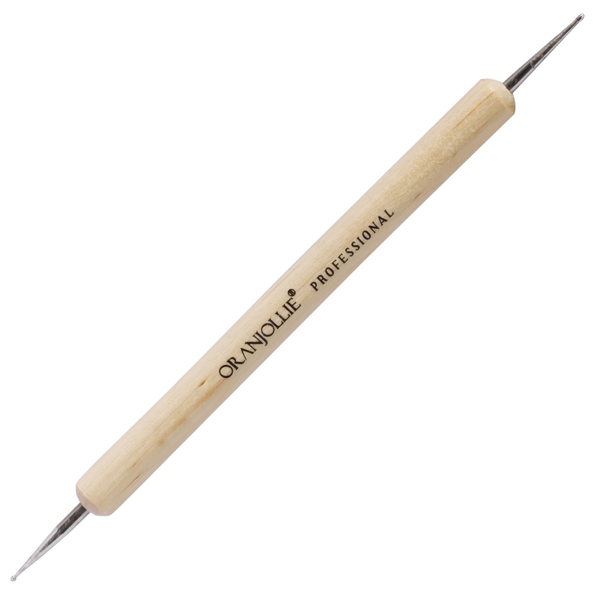 Aplicator decoratiuni unghii cu 2 capete, 13cm, crem