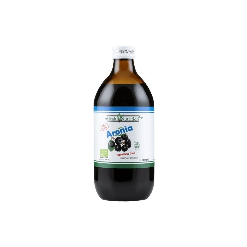 Aronia (Aronia Melanocarpa) Suc Bio, 500ml - Health Nutrition