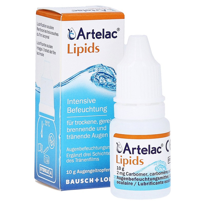 Artelac Lipids 10ml Bausch + Lomb – Picaturi ochi uscati, film lacrimal lipidic, lubrifiere