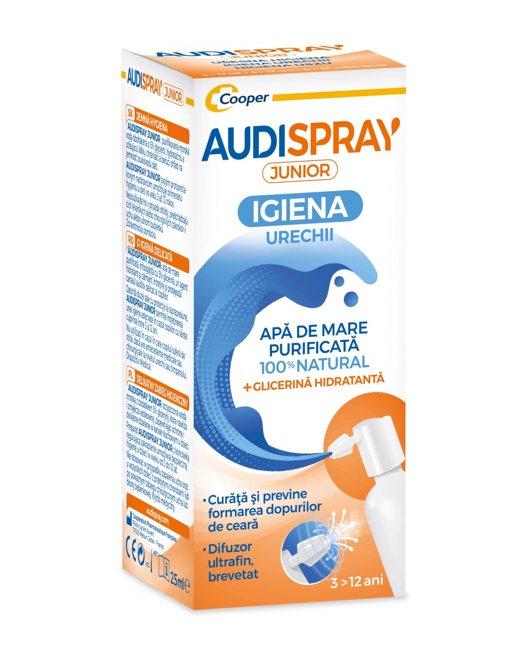 Audispray Junior, 25ml, Diepharmex