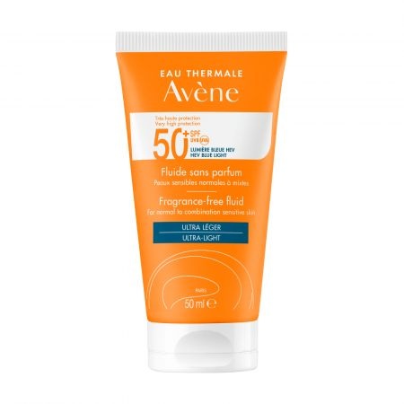 Avene Fluid cu SPF50+ Triasorb, fara parfum, 50 ml