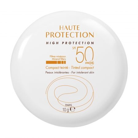 Avene Fond de ten compact cu protectie solara SPF 50+ Nuanta Beige, 10 g