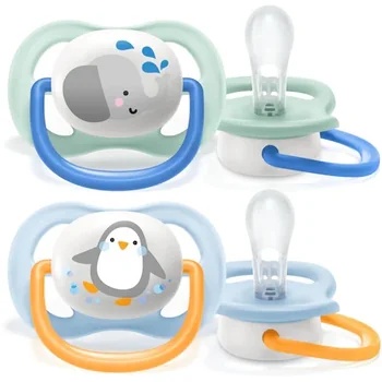 Avent Set suzete Ultra Air pentru 0-6 luni SCF080/05, 2 bucati