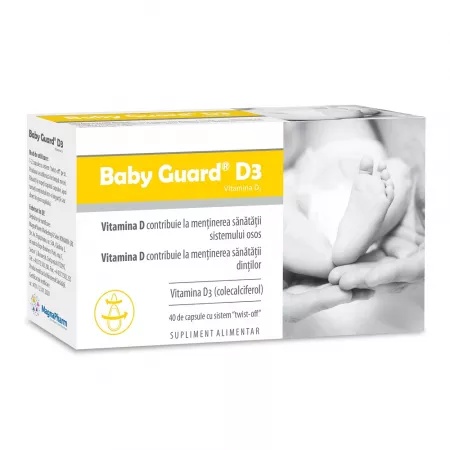 Baby Guard D3, 40 capsule, Evital