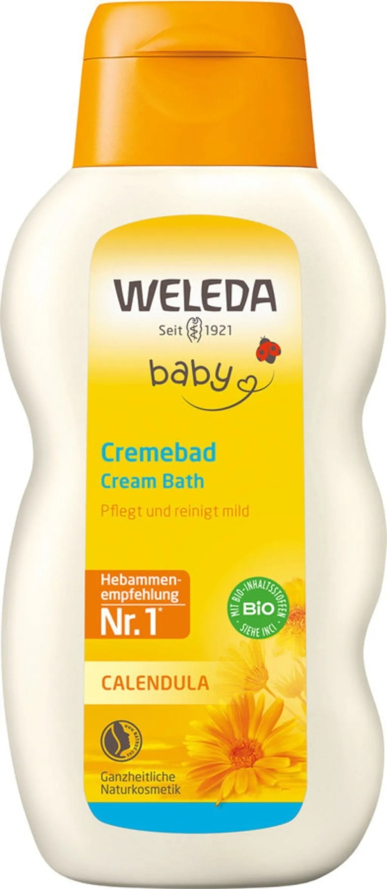 Baita cremoasa cu galbenele, 200ml, Weleda Baby
