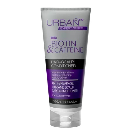 Balsam anti-cadere cu biotina si cofeina Biotin & Caffeine, 200 ml, Urban Care