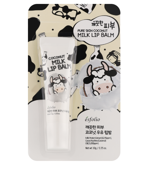 Balsam de buze hidratant cu lapte Pure Skin, 10g, Esfolio