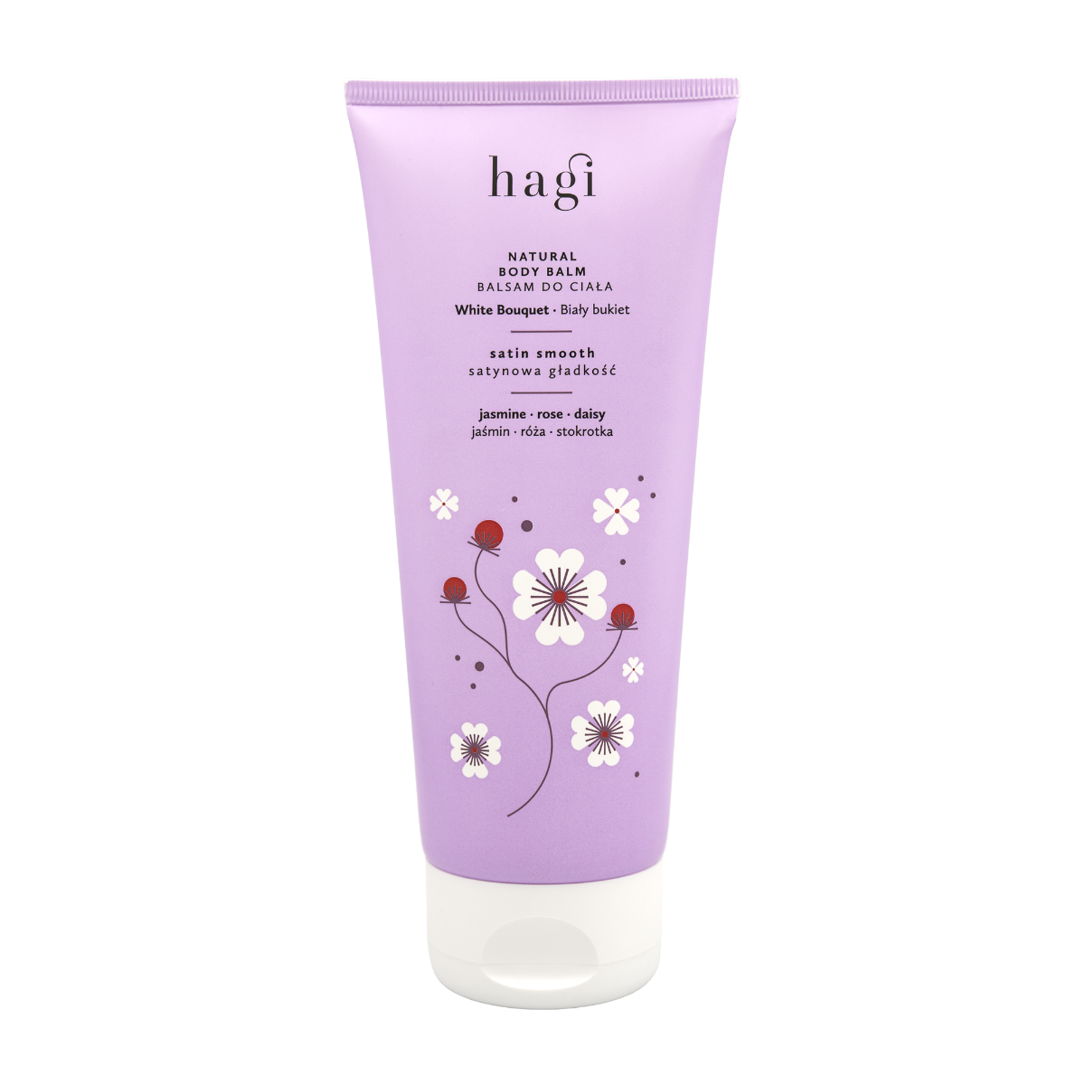 Balsam de corp natural White Bouquet, 200ml, Hagi