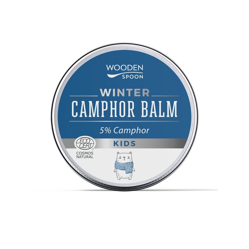 Balsam de iarna cu camfor 5% pentru copii ecologic 60ml Wooden Spoon
