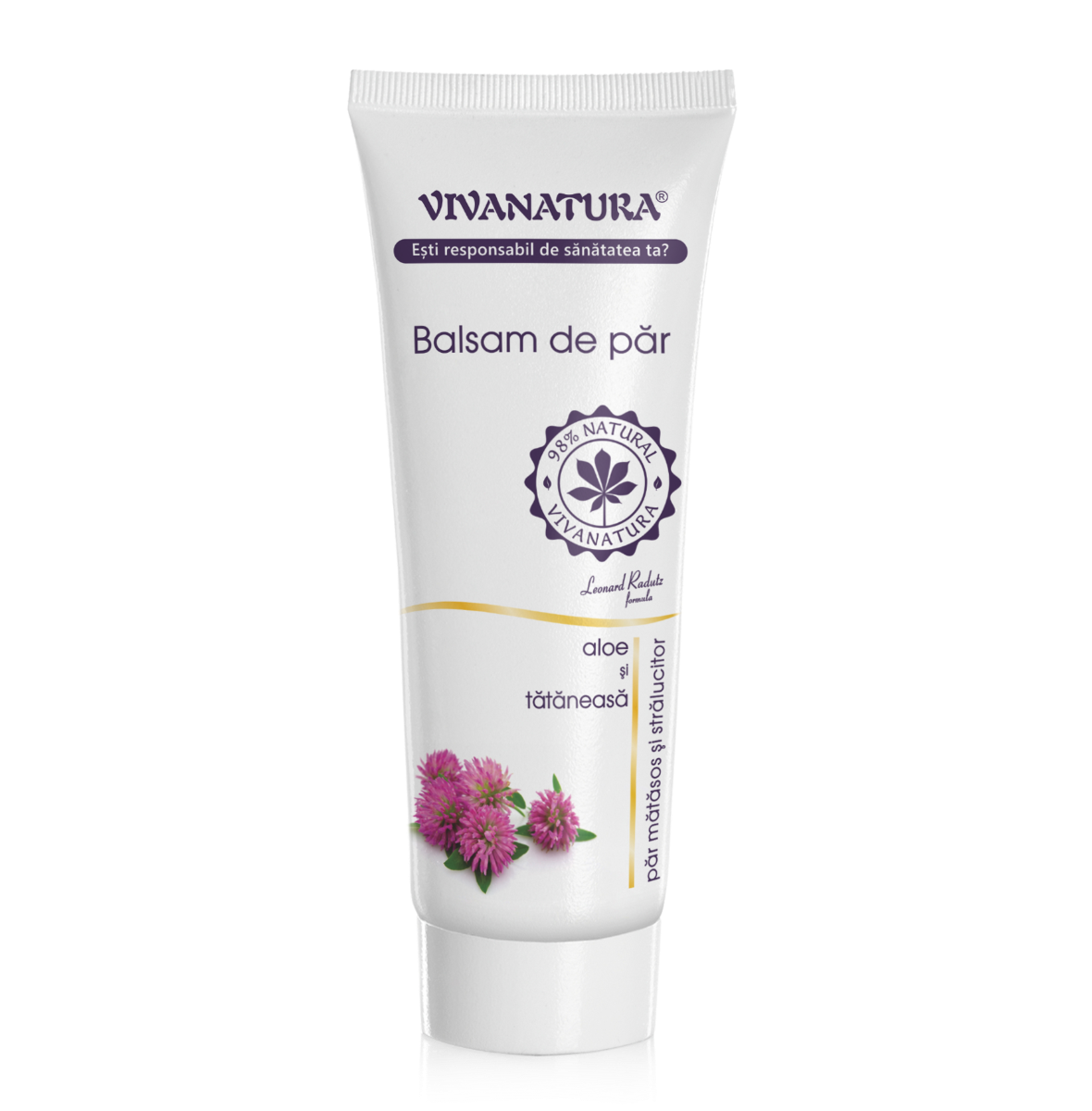 Balsam de par cu aloe si tataneasa, 250ml, VivaNatura