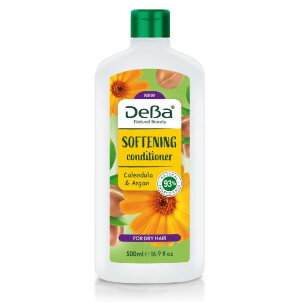 Balsam de par emolient pentru par uscat DEBA Natural Beauty, Rubella | 500 ml