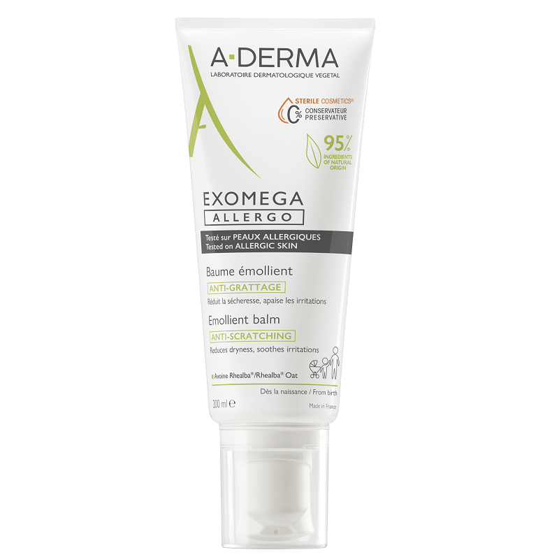 Balsam emolient Exomega Defi Allergo, A-derma, Pierre Fabre | 200 ml